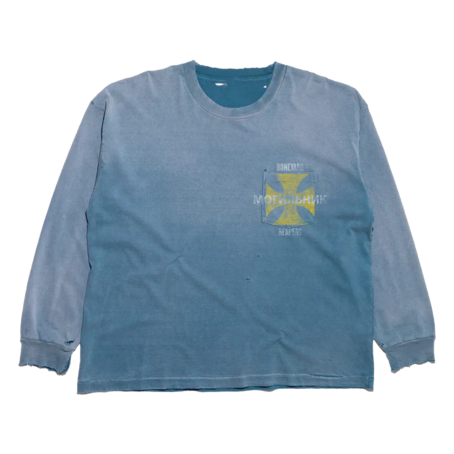 RUSSIAN CROSS POCKET L/S TEE